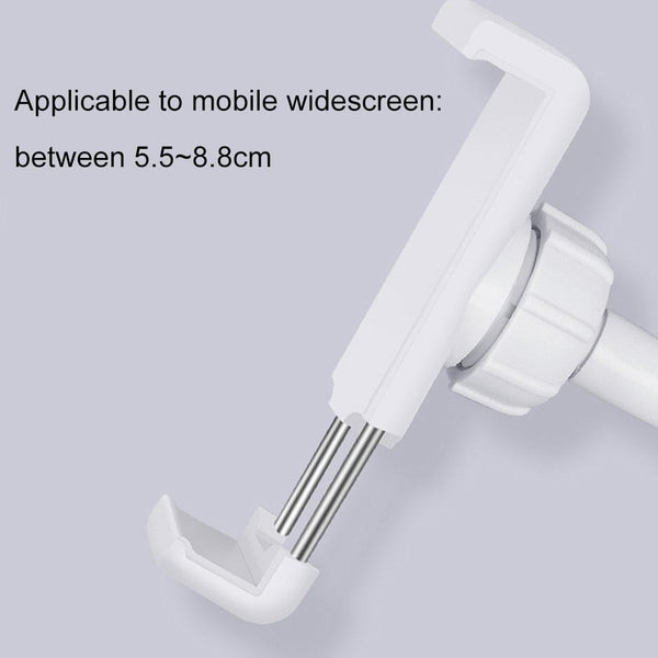 Universal Cell Phone Holder With Selfie Ring Light For Studio Recording And Live Broadcast_Black Mounts & Holders