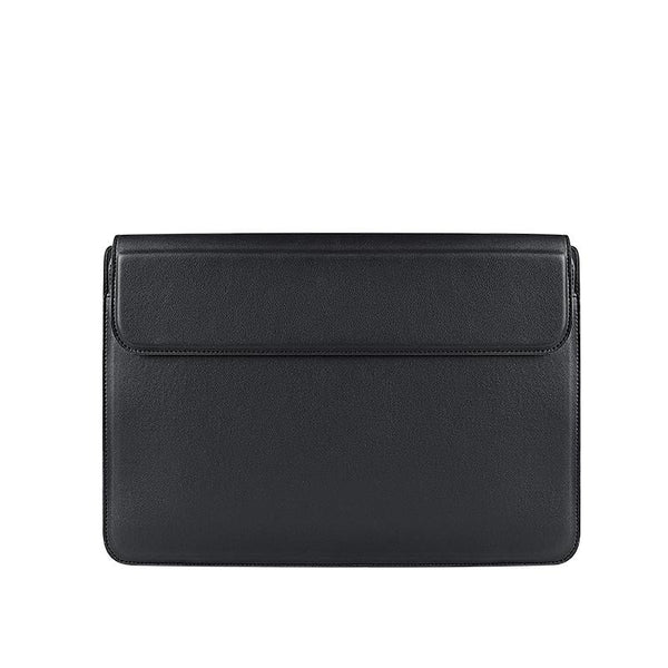 Parallel Deals Multifunctional Notebook Liner Bag Fits 14.1 15.4 Inch Pu Material Black Laptop Cases & Bags