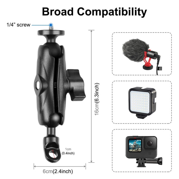 Universal Motorcycle Camera Mount For Gopro And Action Cameras Bike Camera Holders Mounts