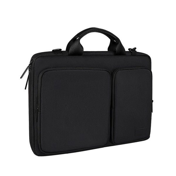 Parallel Deals Thickened Polyester Laptop Bag Fits 14.1 15.4 Inch Devices Black Laptop Cases & Bags