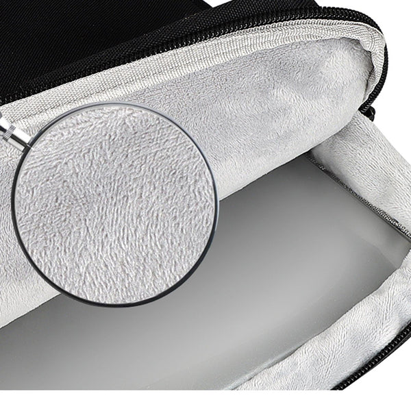 Parallel Deals Thickened Polyester Laptop Bag Fits 14.1 15.4 Inch Devices Black Laptop Cases & Bags