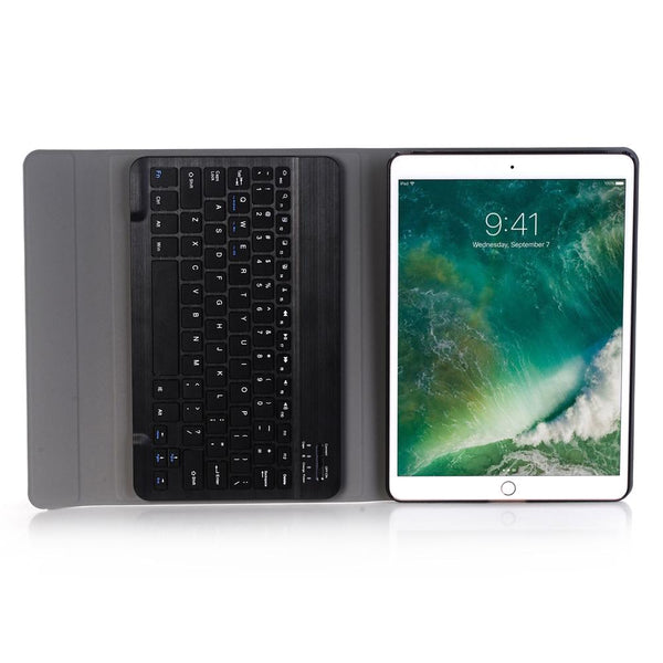 Parallel Ultra Thin Bluetooth Keyboard Leather Case For Ipad Air Pro 10.5 With Holder Black Laptop Cases & Bags