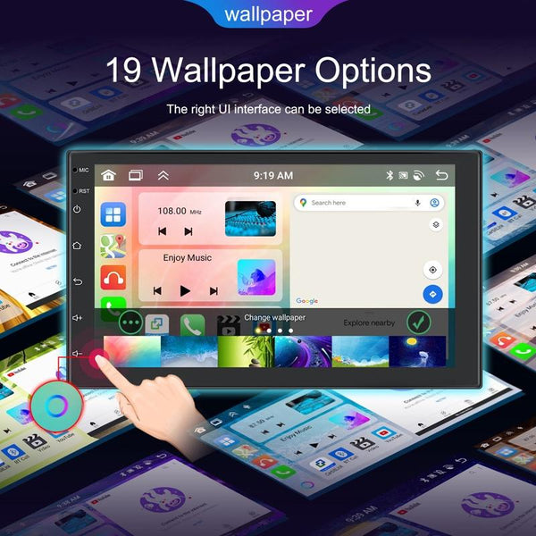Universal Wireless Carplay Navigation Center 13.0 Monitor + Ahd Camera 9Inch Other Car Video