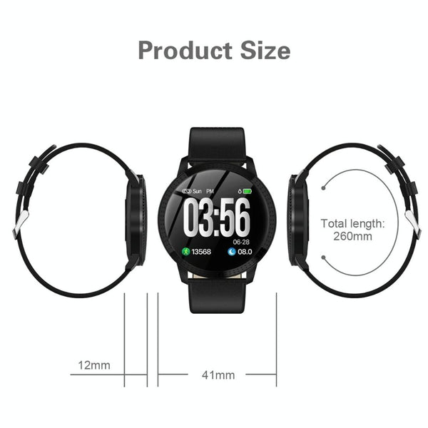 Waterproof Smartwatch With Colour Screen Ipx67 Black Smart Watches