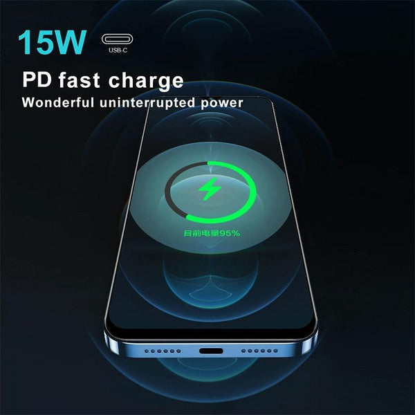 15W Magnetic Wireless Charger For Refrigeration Black Chargers & Cradles