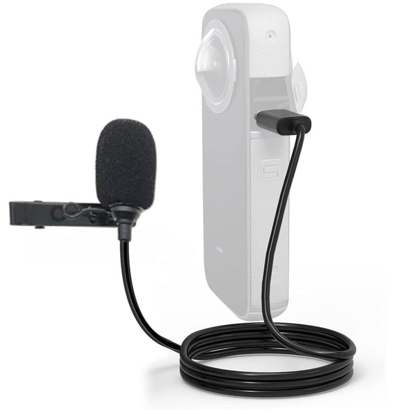 Parallel Deals For Insta360 One X2 Lavalier Clip Microphone Audio And Video Recording Microphones
