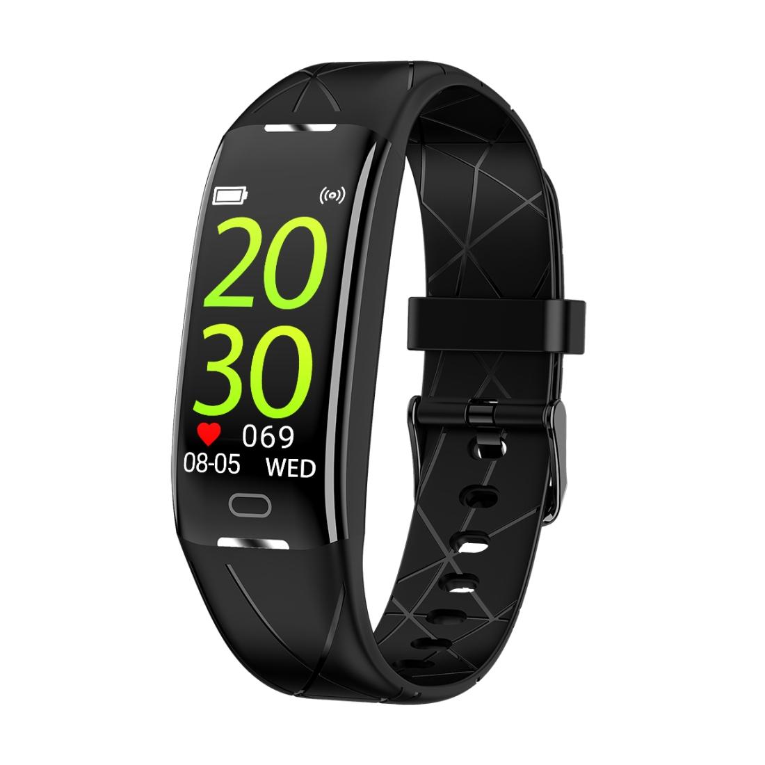 Smart Bracelet With Heart Rate Monitor And Call Reminder Waterproof Black Activity Trackers