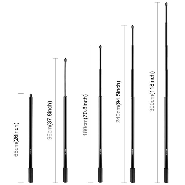 3M Metal Selfie Stick For Insta360 One Rs X2 X3 X4 Audio And Video Accessories Selfie Sticks