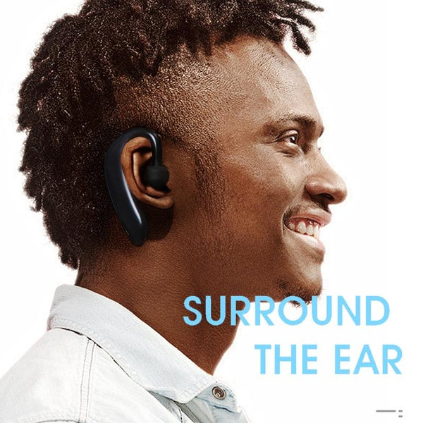 Intelligent Noise Cancelling Bluetooth Earphones Q10 Black Earbuds