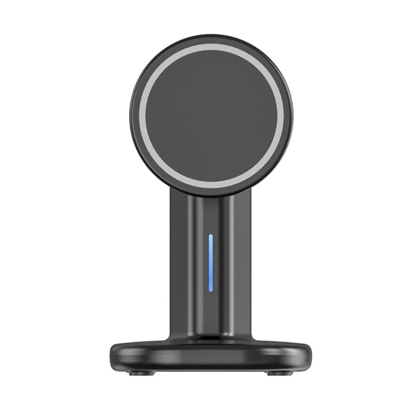 3 In 1 Magnetic Wireless Charger Stand 15W Black Chargers & Cradles