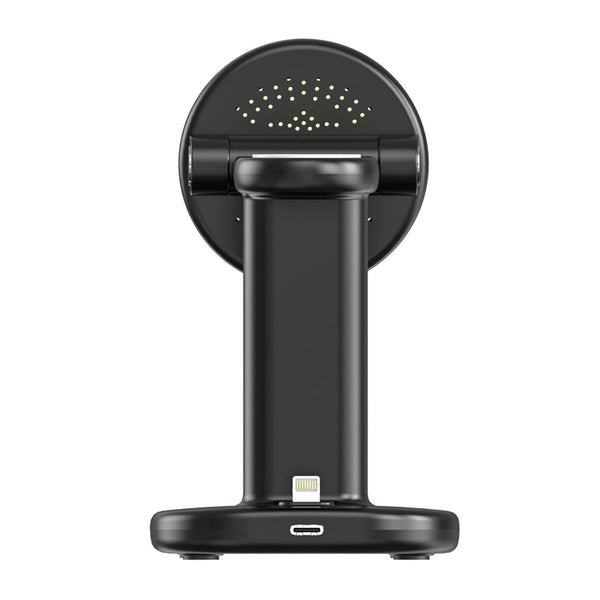 3 In 1 Magnetic Wireless Charger Stand 15W Black Chargers & Cradles