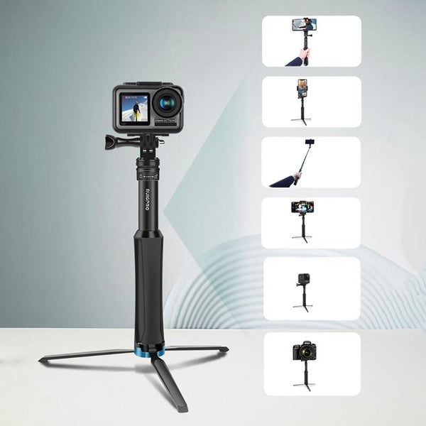 Telescopic Selfie Stick For Action Cameras Tripod And Monopod Mount System Selfie Sticks