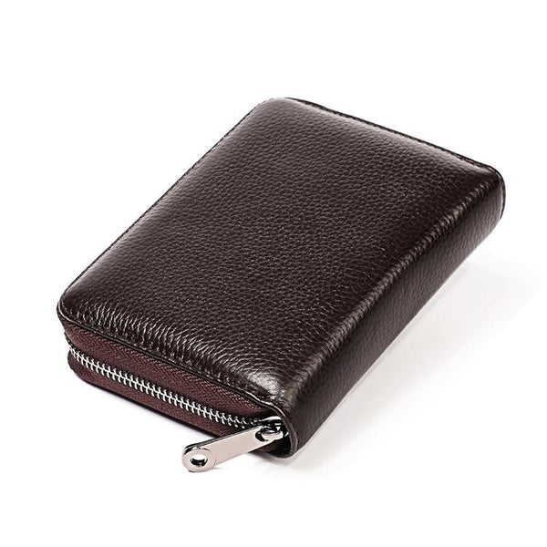 Leather Rfid Wallet Sleek And Secure Black Wallets