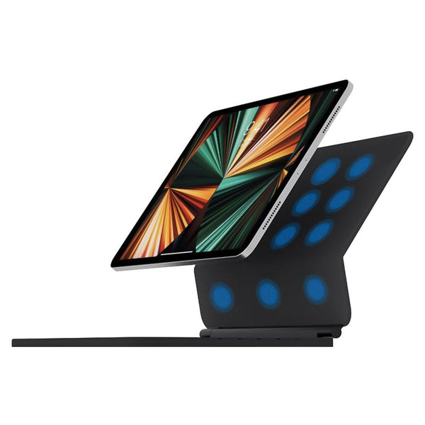Parallel Magic Suspended Bluetooth Keyboard Leather Case For Ipad Air 2022 / 2020 Black Laptop Cases & Bags