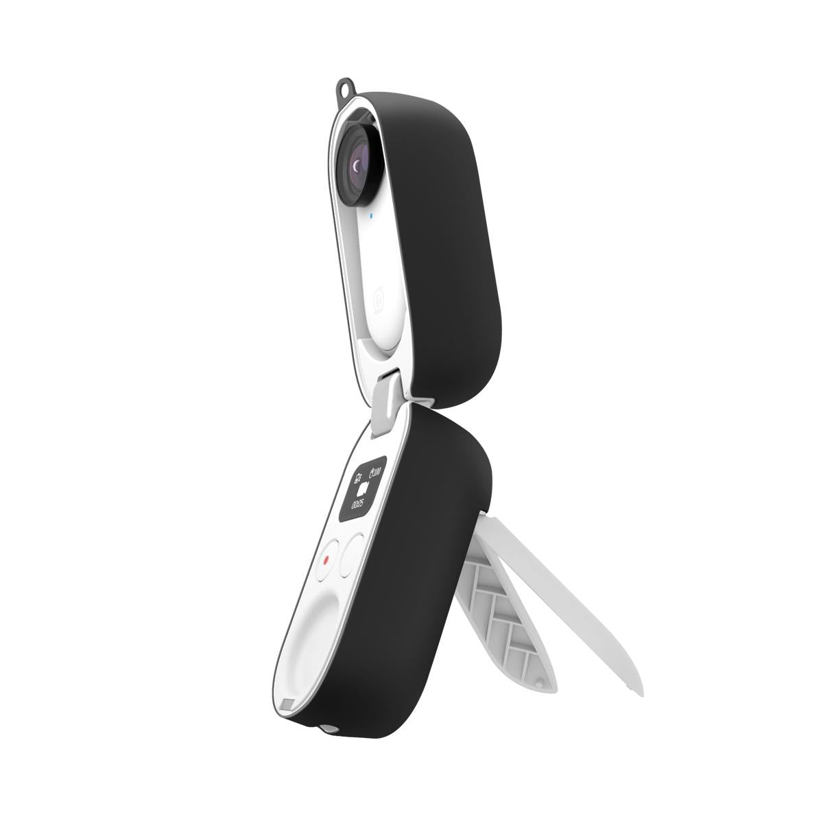 Charging Box Silicone Protective Case For Insta360 Go 2 Black Camera Cases Bags & Covers