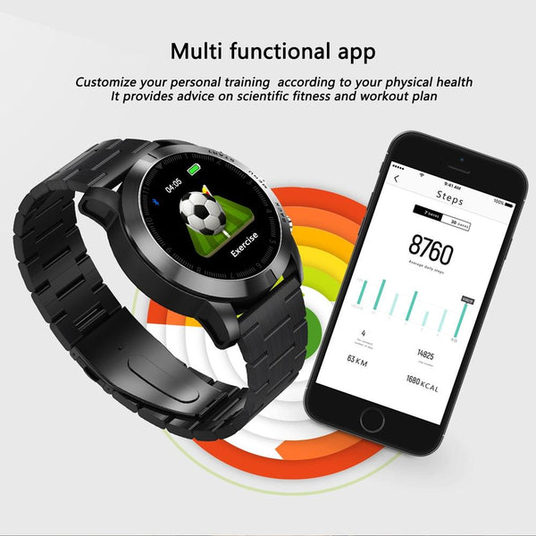 Waterproof Smart Bracelet With Heart Rate Monitor And Multi Sport Mode Black Activity Trackers