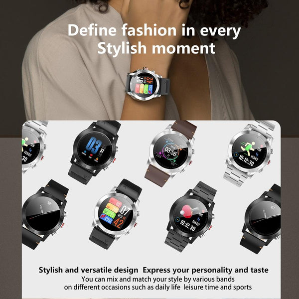 Waterproof Smart Bracelet With Heart Rate Monitor And Multi Sport Mode Black Activity Trackers