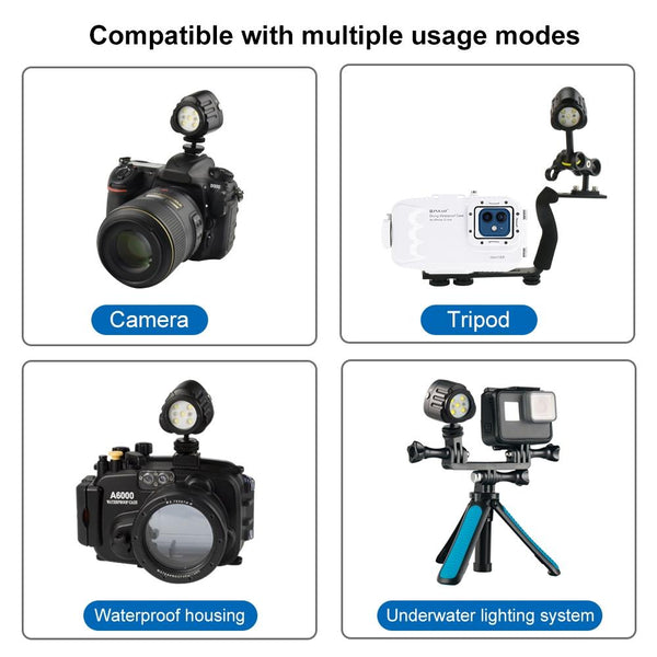 1000Lm Diving Light For Gopro Hero 40M Underwater Photography Fill Other Camera & Photo Accs