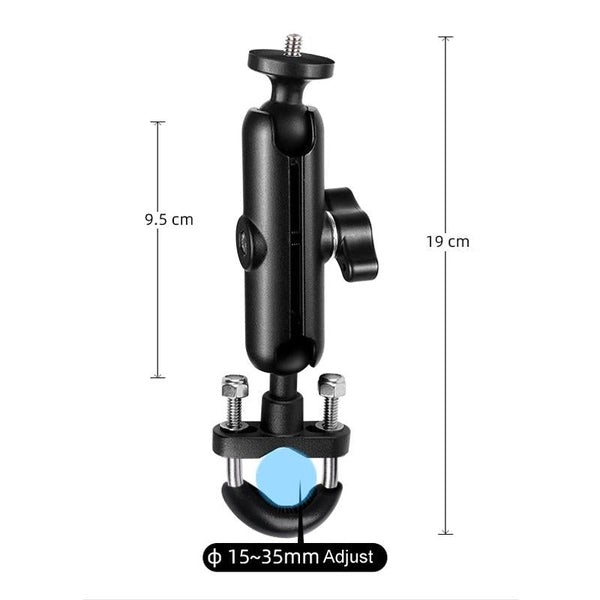 Motorcycle Handlebar Mount For Gopro With Tripod Adapter And Connecting Rod Bike Camera Holders Mounts