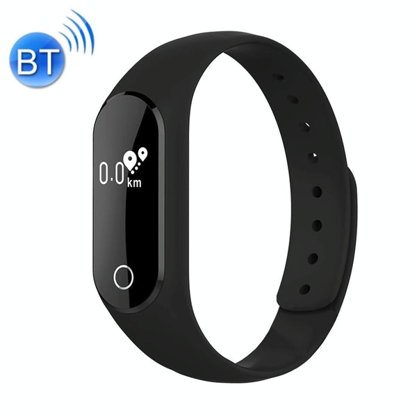 Waterproof Oled Smart Bracelet With Bluetooth Hr Monitor Pedometer Remote Capture Android Ios Black Activity Trackers