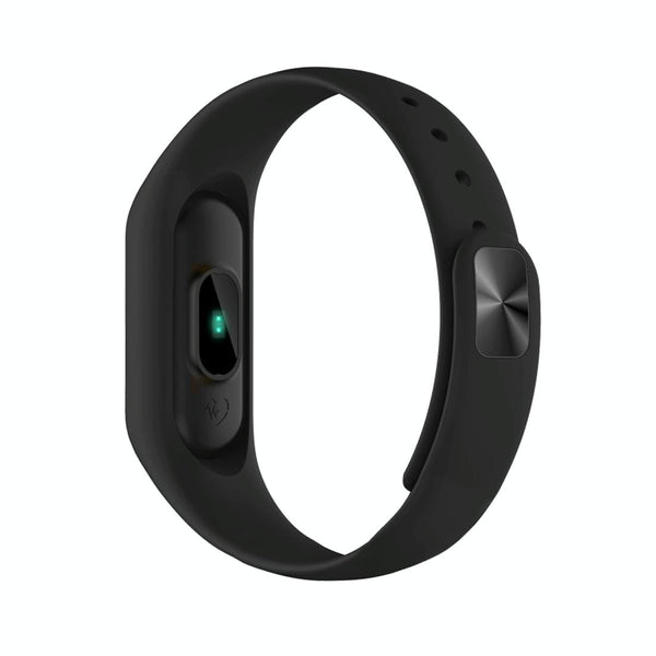 Waterproof Oled Smart Bracelet With Bluetooth Hr Monitor Pedometer Remote Capture Android Ios Black Activity Trackers