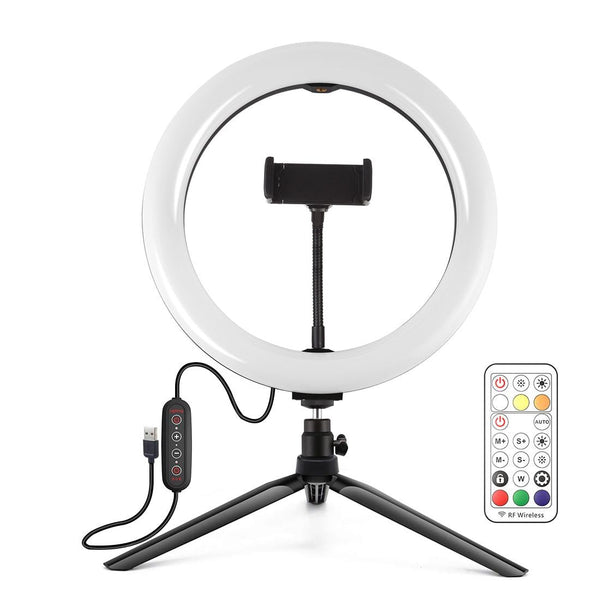10.2 Marquee Led Beauty Light With Tripod And Remote Dual Colour Ring For Vlogging Photography Other Lighting & Studio