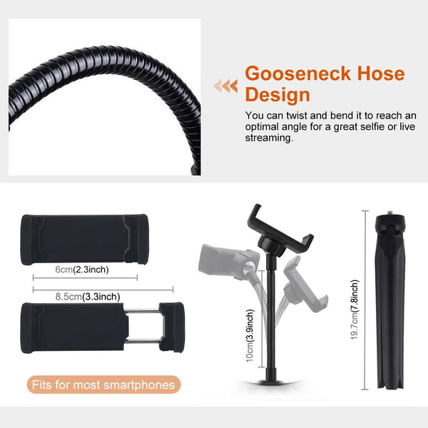 10.2 Marquee Led Beauty Light With Tripod And Remote Dual Colour Ring For Vlogging Photography Other Lighting & Studio