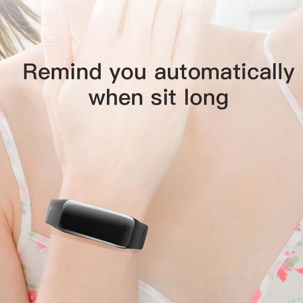 Smart Bracelet With Call Reminder Hr / Bp Monitoring Sleep Sedentary Tracking And Remote Control Black Activity Trackers