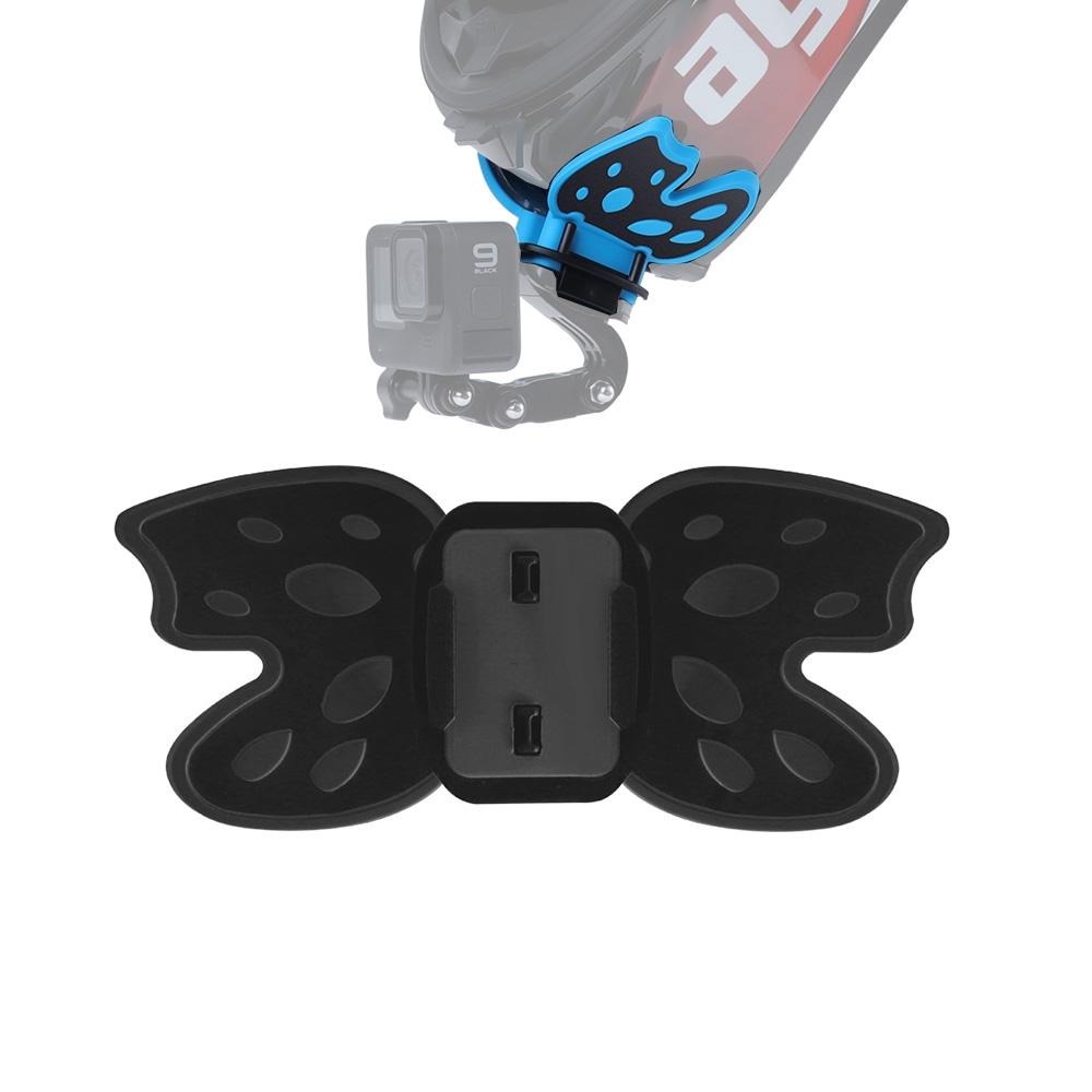 Gopro Helmet Mount Adapter Butterfly Design For Action Cameras And Audio Video Use Bike Camera Holders Mounts