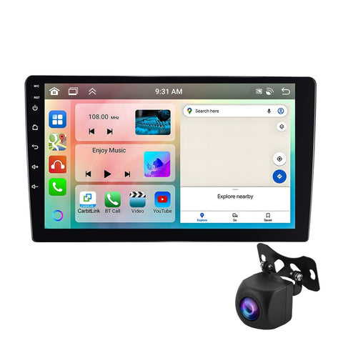 6 + 128G Android Car Bluetooth Player With Locator Technology Navigation Ahd Camera 10.1 Inch Other Car Video