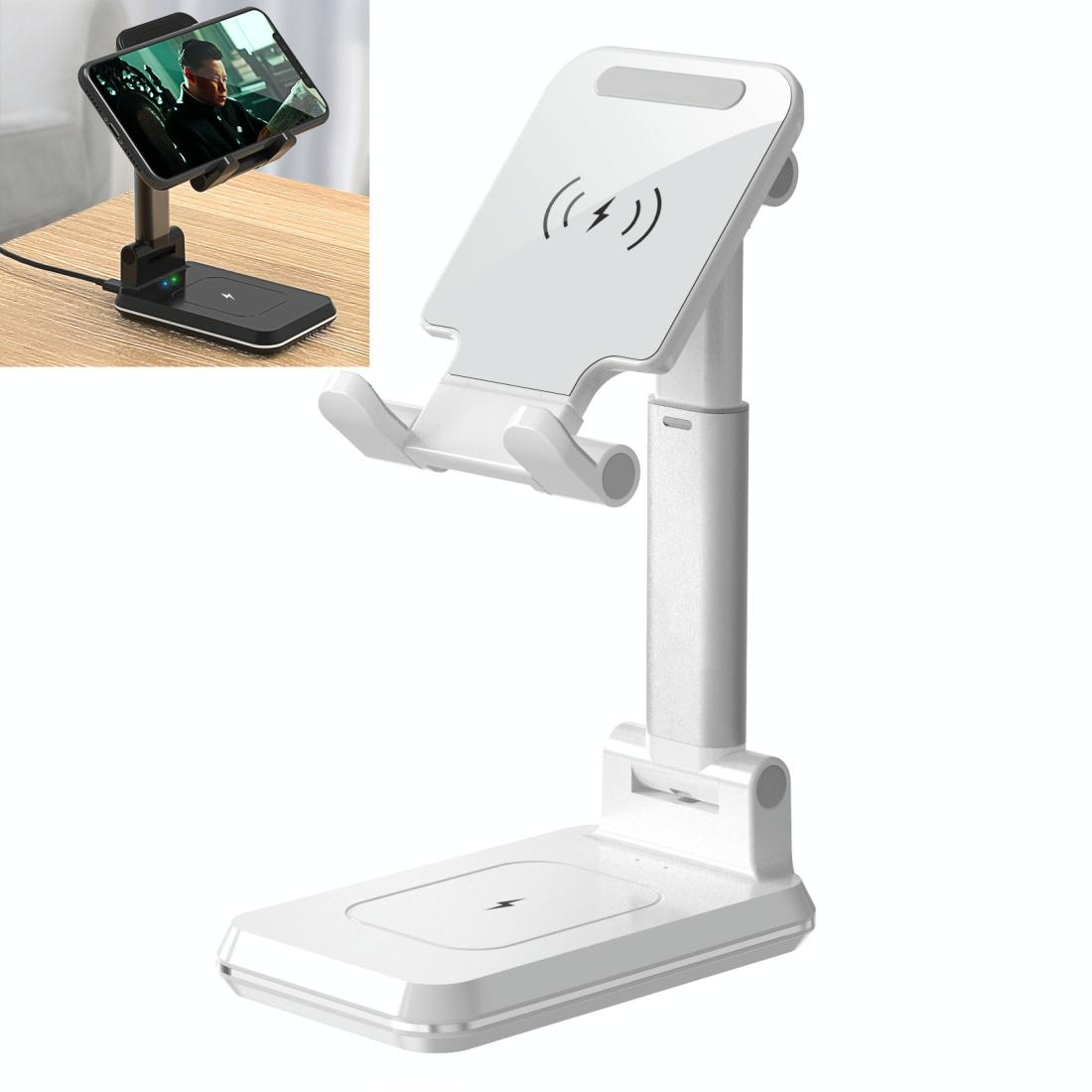 2 In 1 Wireless Charging Stand Double Charge White Chargers & Cradles