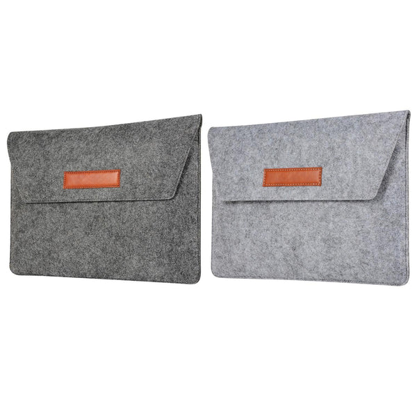 15 Inch Felt Computer Bag Protective Cover For Notebook Grey Laptop Cases & Bags