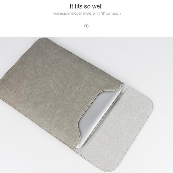 Parallel Deals Ultra Thin Notebook Liner Bag 14.1 15.4 Inch With Small Light Grey Laptop Cases & Bags