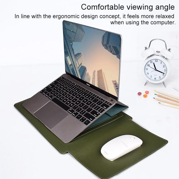 Parallel Deals 15.4 Inch Laptop Leather Sleeve Carrying Bag Yellow Laptop Cases & Bags
