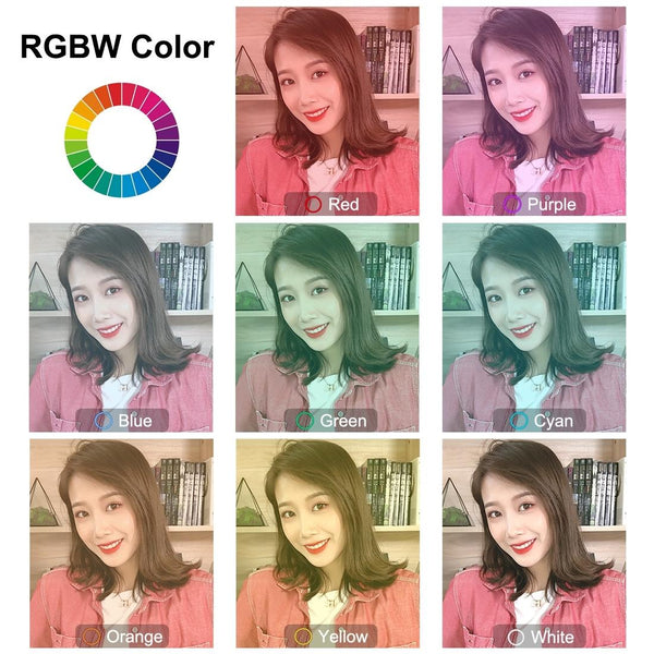 Pink 7.9 Dual Colour Led Ring Light With Usb Dimmable For Vlogging And Photography Other Lighting & Studio