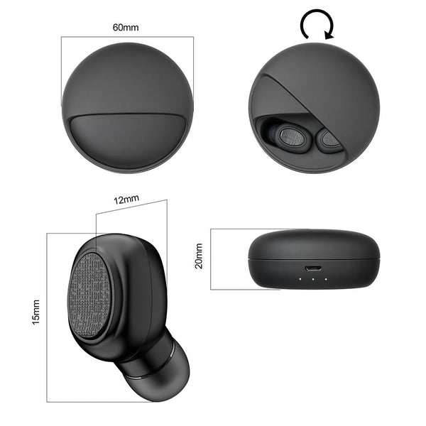 Wireless Stereo Bluetooth Headset With Charging Case V5.0 Tws Earbuds