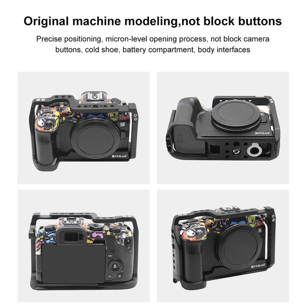 Metal Camera Cage For Canon Eos Rp Stabilizer Rig Black Audio And Video Equipment Camera Cases Bags & Covers