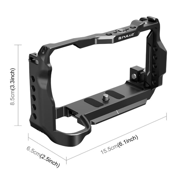 Metal Camera Cage Stabilizer For Sony A6700 Black Audio Video Equipment Stabilizers