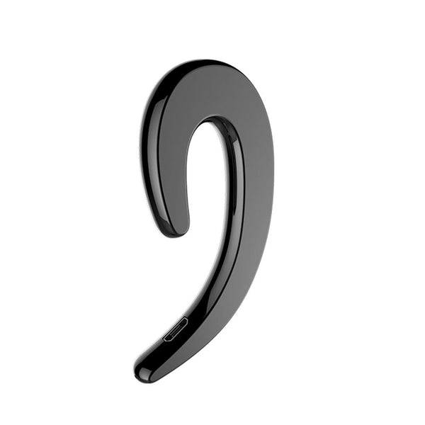 Bluetooth Bone Conduction Sports Earphones With Earhook V4.1 Black Earbuds