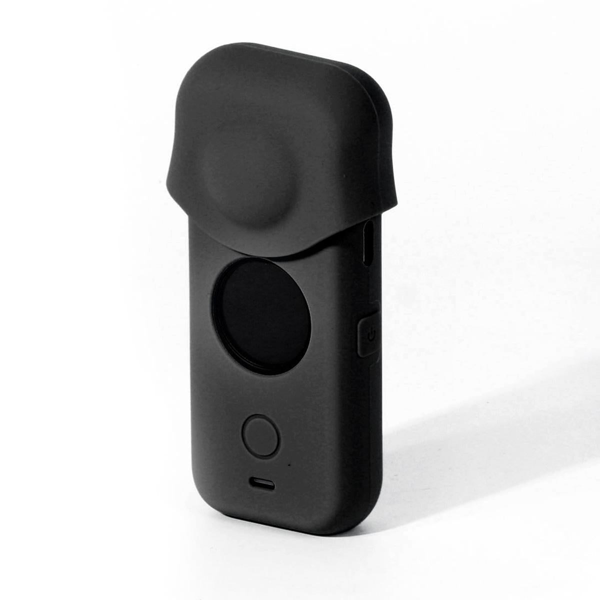 Full Body Dust Proof Silicone Protective Case For Insta360 One X2_Black Camera Cases Bags & Covers