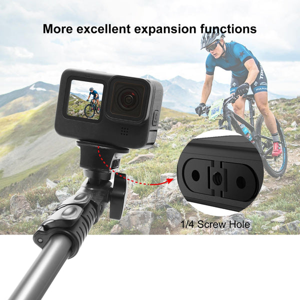 Foldable Tripod Mount For Gopro Hero12 Finger Adapter Tripods & Monopods
