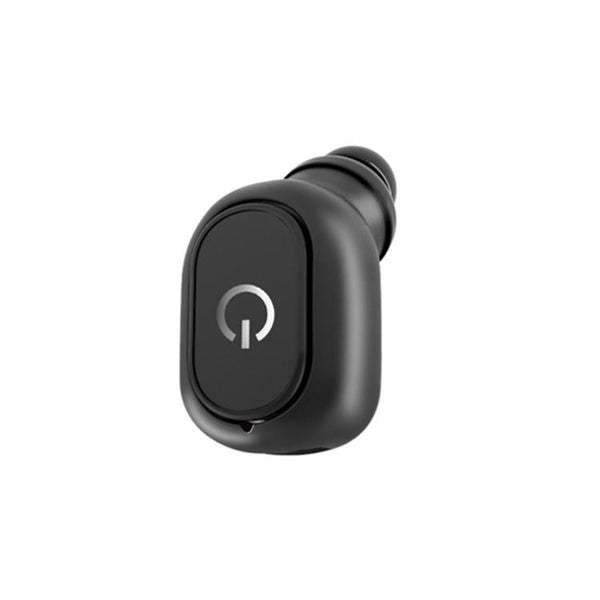 Wireless Bluetooth 5.0 Single In Ear Earphone Black Earbuds