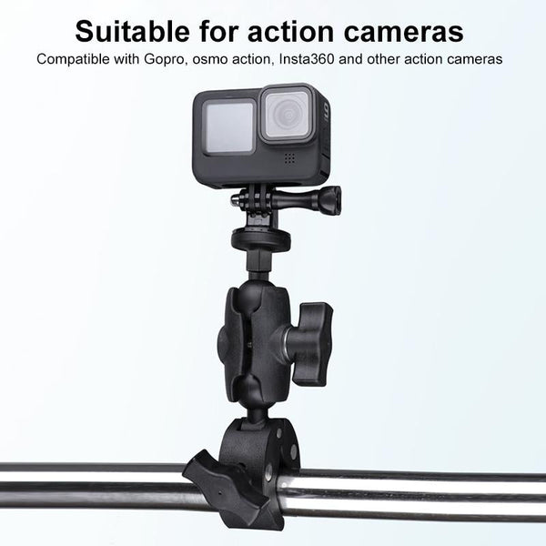 360 Degree Bike / Motorcycle Handlebar Mount For Action Cameras Bike Camera Holders Mounts
