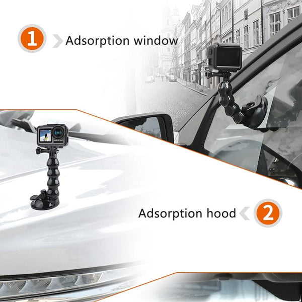 Universal Suction Cup Mount For Gopro And Other Action Cameras Audio Video Accessories Bike Camera Holders Mounts