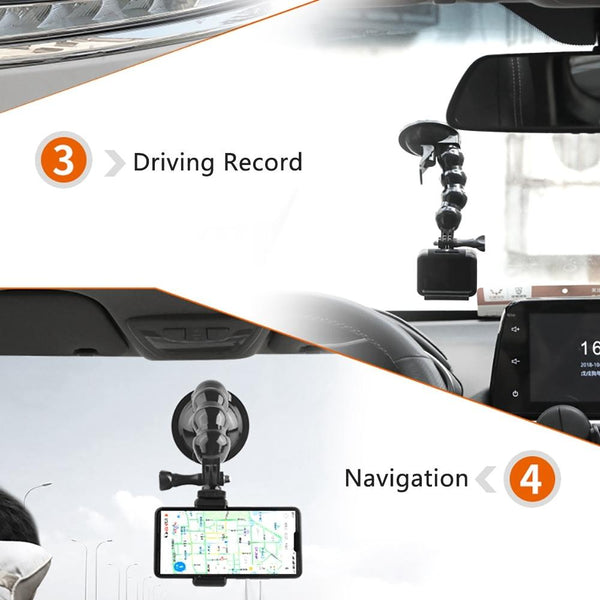 Universal Suction Cup Mount For Gopro And Other Action Cameras Audio Video Accessories Bike Camera Holders Mounts