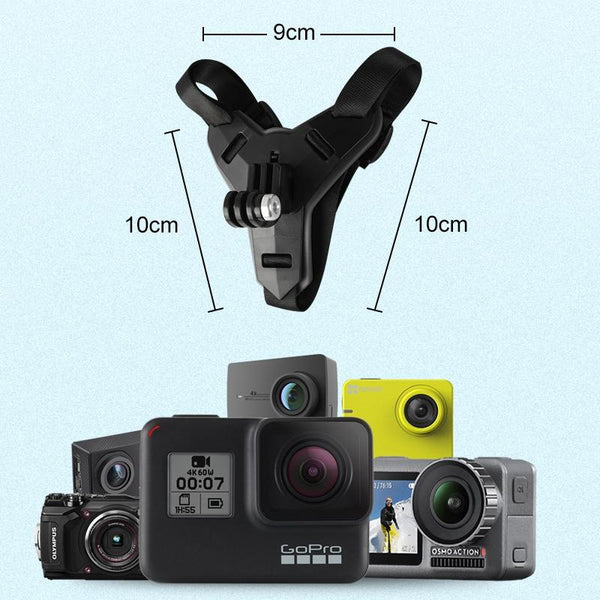 Universal Action Camera Helmet Mount Compatible With Gopro Insta360 Dji And More Bike Camera Holders Mounts