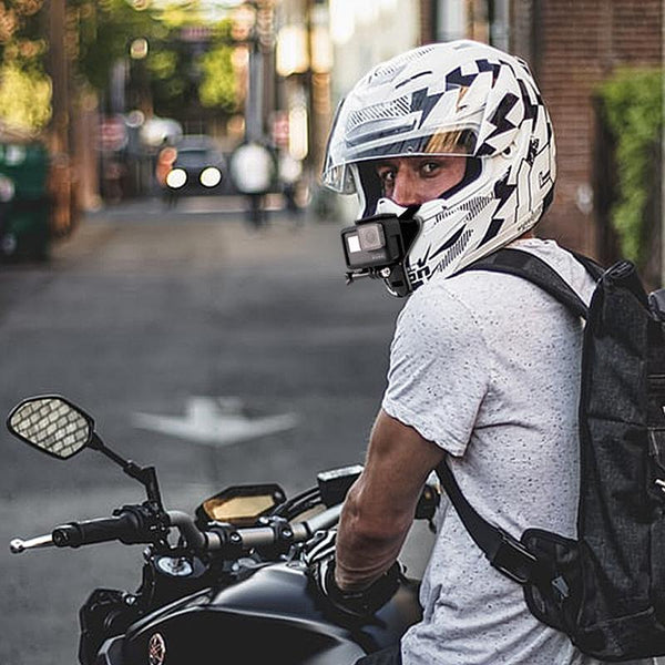 Universal Action Camera Helmet Mount Compatible With Gopro Insta360 Dji And More Bike Camera Holders Mounts