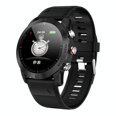 Waterproof Smart Bracelet With Call Reminder And Heart Rate Monitor Ip68 Black Activity Trackers