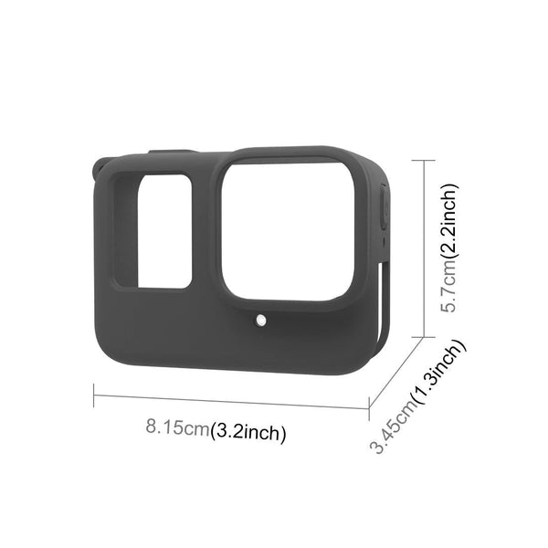 Silicone Protective Case And Lens Cap For Insta360 Ace Action Camera Camera Cases Bags & Covers