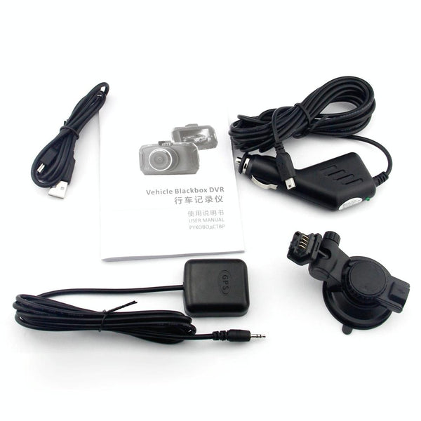 2.7 Lcd Car Dvr Camera With 170 Degree Wide Angle 2304 X 1296P Hd Screen Other Car Video